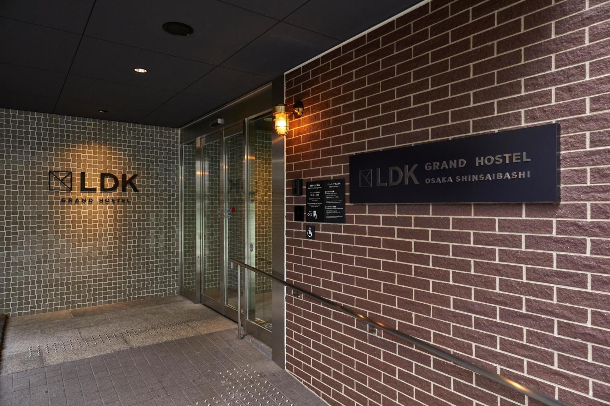 Grand Hostel Ldk Osaka Shinsaibashi - Former The Stay Osaka Shinsaibashi Екстериор снимка